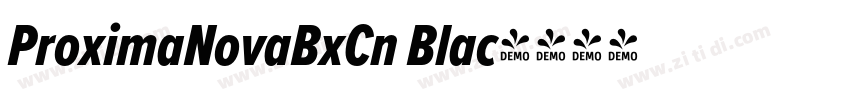 ProximaNovaBxCn Blac字体转换